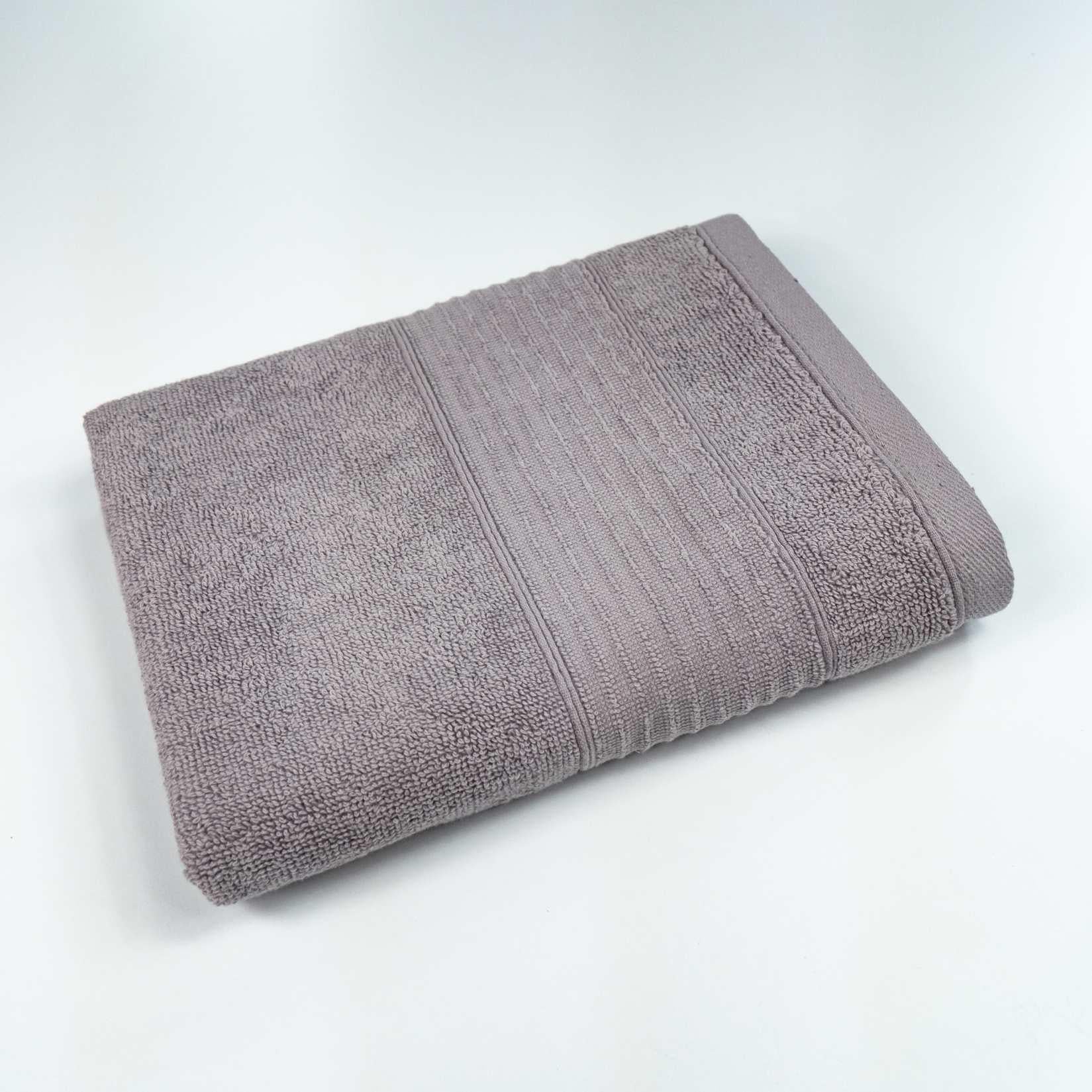 Полотенце для лица и рук GM Textile Line с бордюром 40х70 см Пепельный (400b-line-70-pepel)