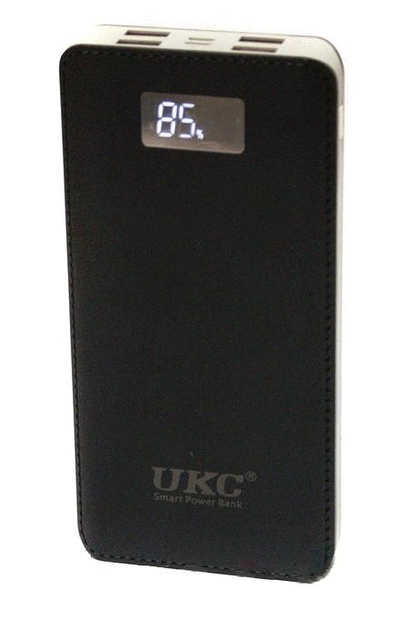 Акумулятор зовнішній UKC ART-4148/4204 20000 mah/4USB LCD - фото 1