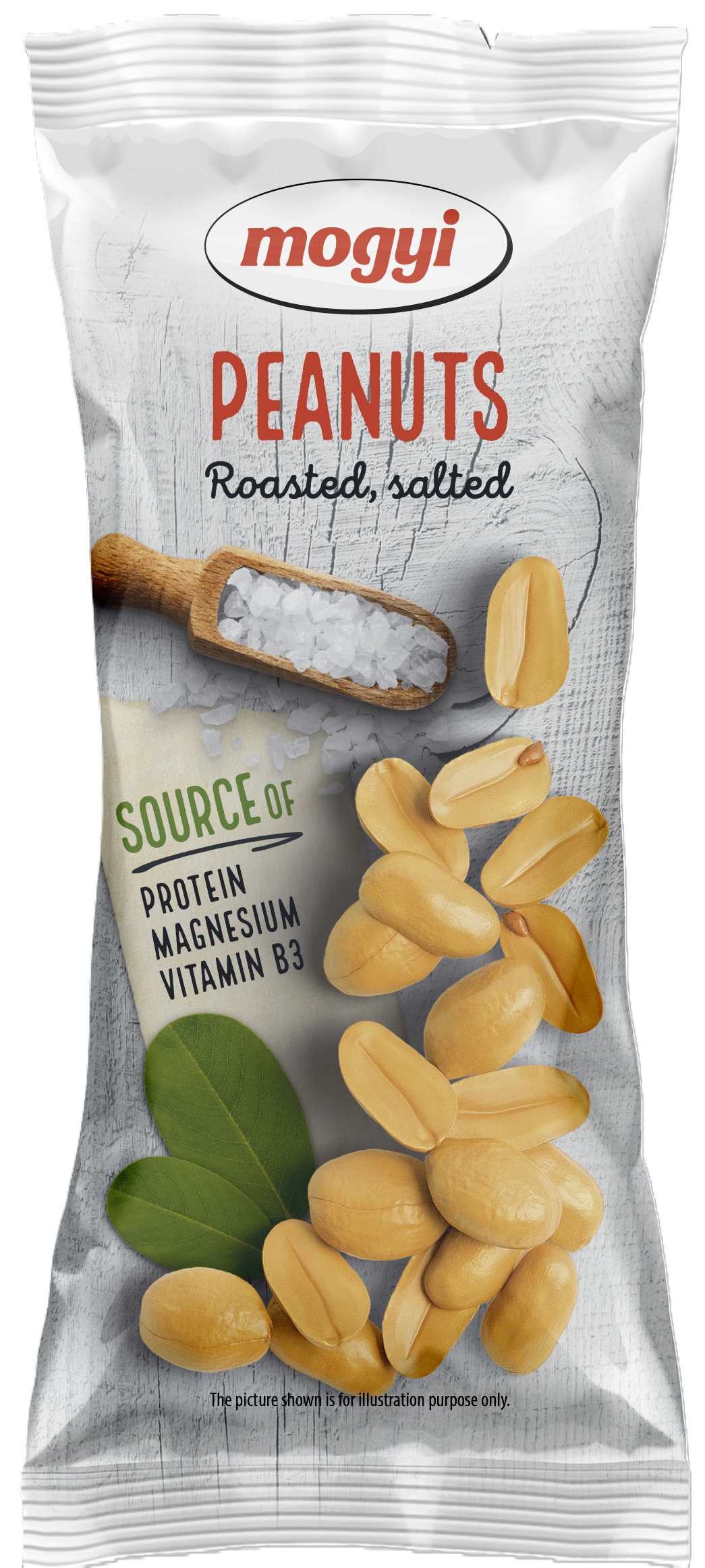 Арахіс очищений смажений Mogyi підсолений 85 г (10001)