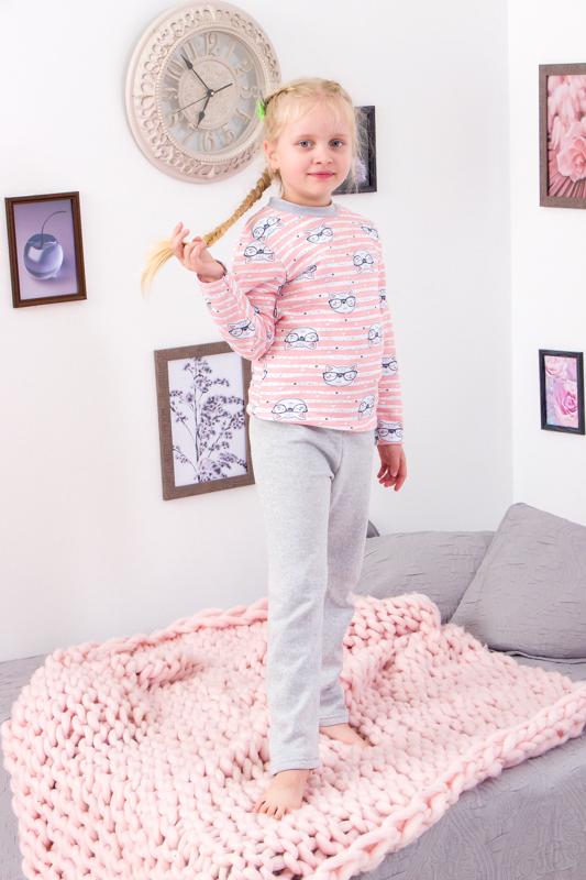 Пижама для девочки Носи свое теплая 110 см Розовый (6076-024-5-1-1-v14)