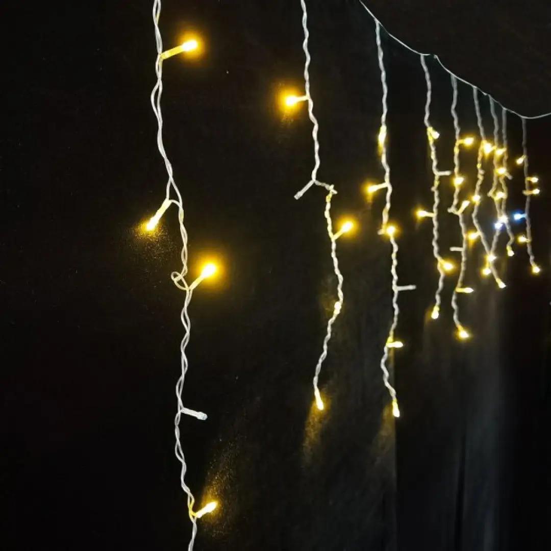 Гирлянда штора UKC RD-067 100 LED теплый свет 2,2x0,6 м (3-5-15191)