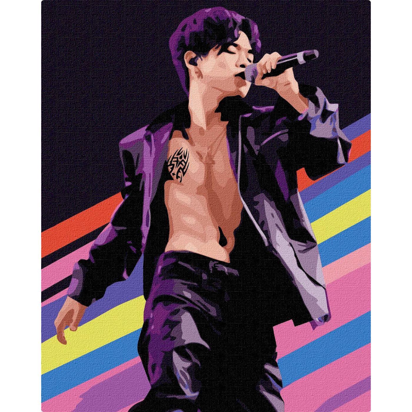 Картина по номерам Ideyka Мелодия голоса 40x50 см Разноцветный (PM-194-K-985)