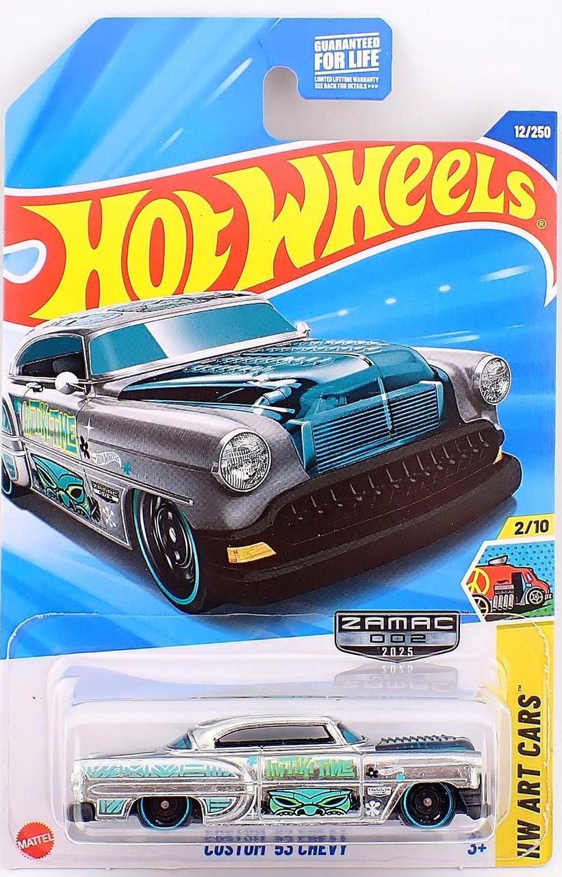 Игрушечная машинка Hot Wheels Custom '53 Chevy 2025 Art Cars №012 ZAMAC (HYY11)