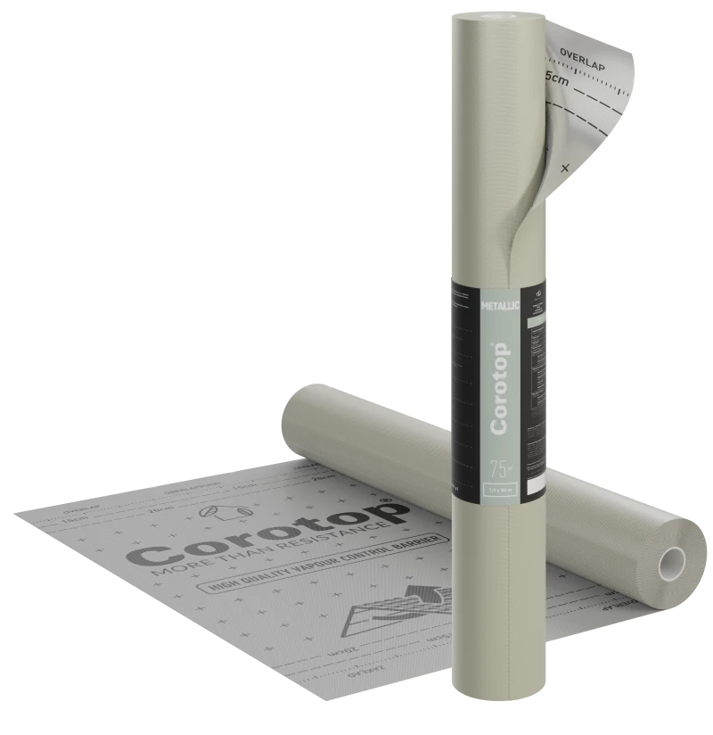 Плівка пароізоляційна Corotop Metallic - фото 2 Плівка пароізоляційна Corotop Metallic - фото 2