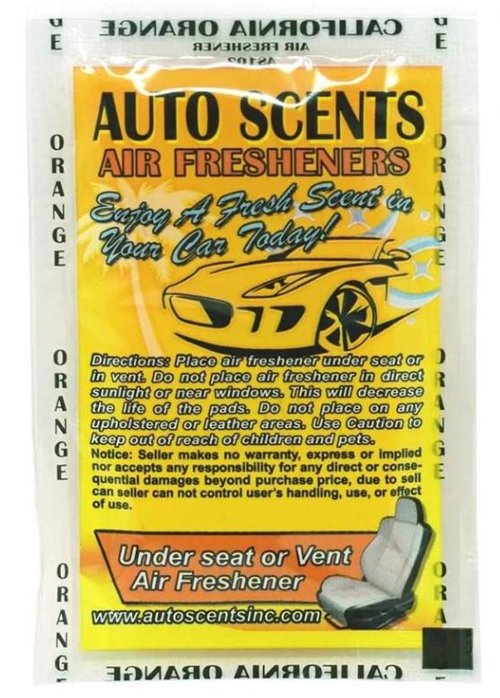 Ароматизатор автомобильный в подушечке AUTO SCENTS California Orange - фото 1 Ароматизатор автомобильный в подушечке AUTO SCENTS California Orange - фото 1