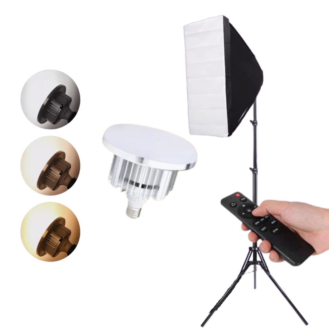 Набор постояного света софтбокс 50/70/LED лампа 150W/штатив 2,2 м - фото 11 Набор постояного света софтбокс 50/70/LED лампа 150W/штатив 2,2 м - фото 11