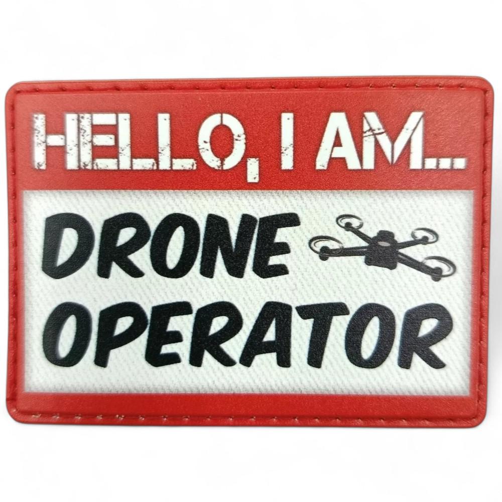 Патч-шеврон "Привіт, я Drone operator" (27843553) Патч-шеврон "Привіт, я Drone operator" (27843553)