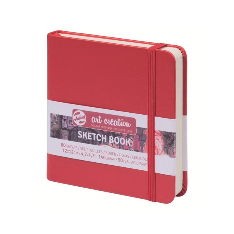 Альбом для графики Royal Talens Art Creation твердый переплет 140 г/кв. м 80 л. 12x12 см Красный (9314204M)