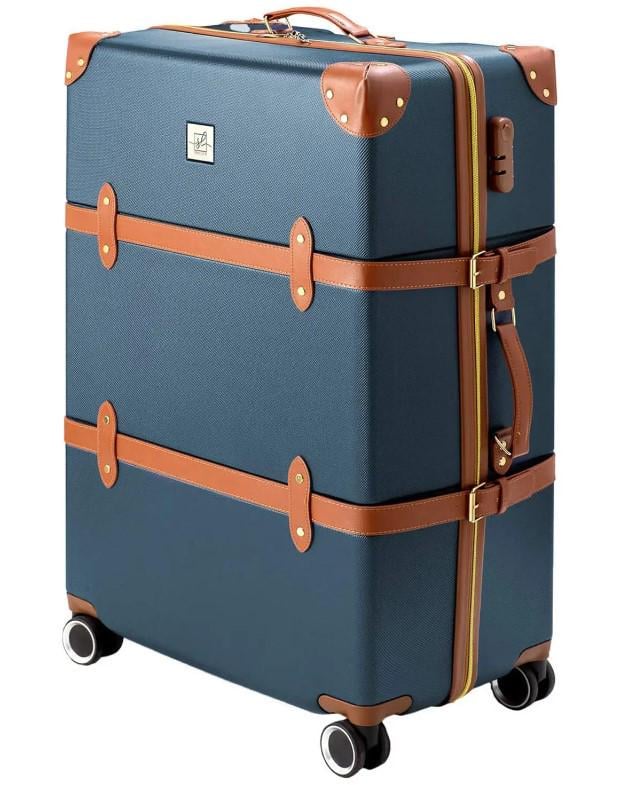 Валіза SEMI LINE T5672-4 28" L Blue/Brown (52972) Валіза SEMI LINE T5672-4 28" L Blue/Brown (52972)