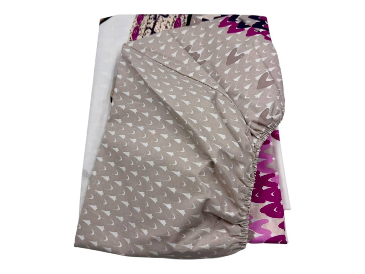 Простынь на резинке Addicted бязь 160х200 см (G-2078pink2/WP/x160) Простынь на резинке Addicted бязь 160х200 см (G-2078pink2/WP/x160)