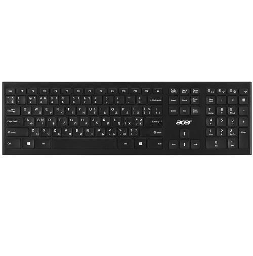 Клавиатура Acer ZL.KBDEE.010 OKR010 WL EN/UKR/RU USB Черный (13464450) - фото 3