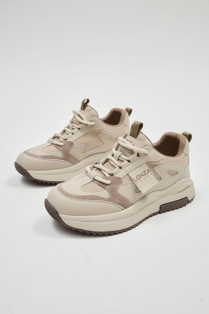 Кроссовки LONZA 204448 р. 40 Бежевый (22178_40) - фото 4