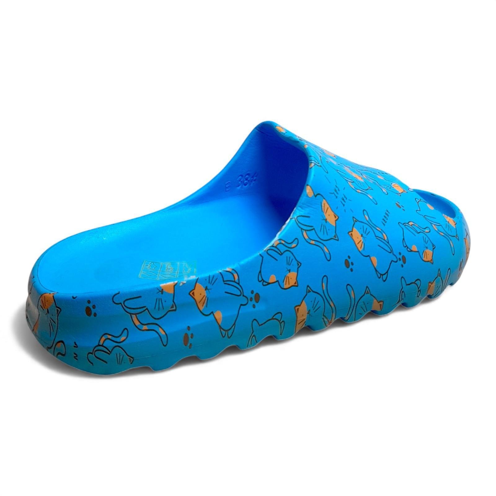 Шльопанці жіночі Luck Line із принтом р. 37 23,5 см Блакитний (2835033247) - фото 5