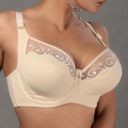 Бюстгальтер с косточками Finikin полупоролон 100F Бежевый (5068)