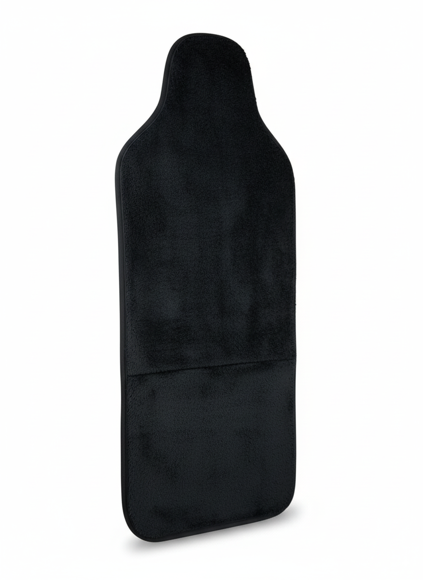 Накидка-чохол в автомобіль на овчині зимовий Чорний (12337022)