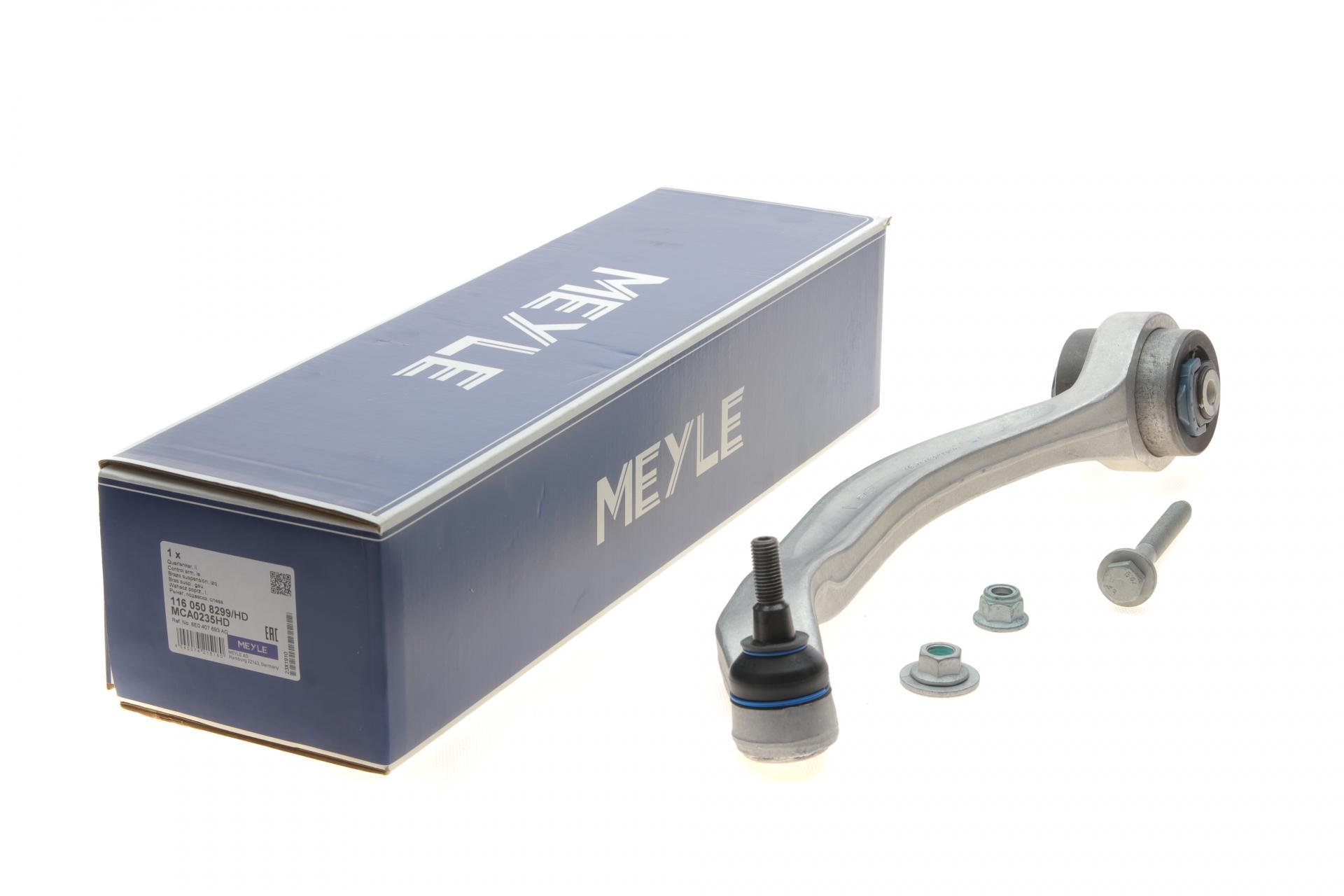 Важіль підвіски Meyle передній/знизу/ззаду L Audi A4/A6/A8/VW Passat 96-05 посилений (116 050 8299/HD)