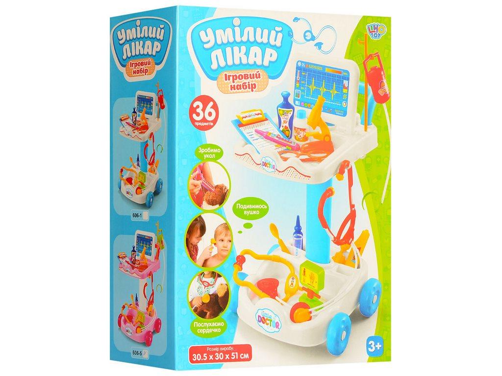 Детский игровой набор Limo Toy Врач 606-1-5 Голубой (2562) - фото 4 Детский игровой набор Limo Toy Врач 606-1-5 Голубой (2562) - фото 4