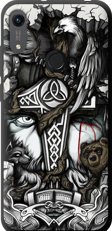Чохол на Huawei Y6s Тату Вікінг (4098b-1871-42517)