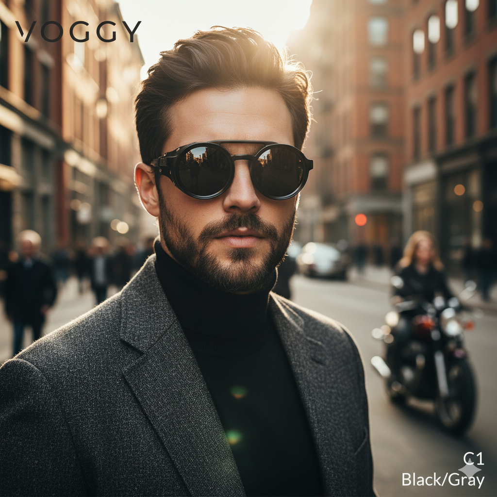 Солнцезащитные очки Voggy Black с эффектом затемнения и современным дизайном (2711101910) - фото 6 Солнцезащитные очки Voggy Black с эффектом затемнения и современным дизайном (2711101910) - фото 6