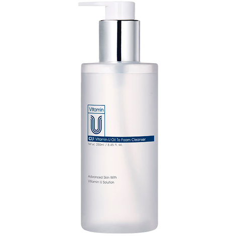 Масло-пенка очищающее гидрофильное CU SKIN Vitamin U Oil To Foam 250 мл (224002)