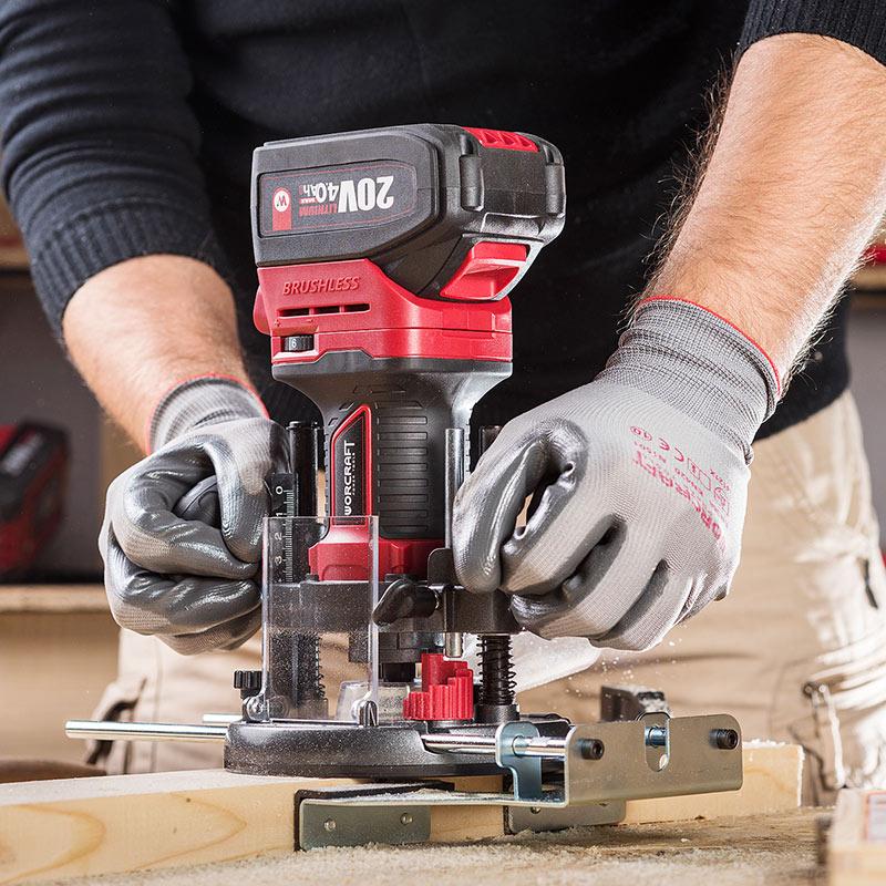 Фрезер по дереву акумуляторний безщітковий Worcraft CER-S20LiB без акумулятора і зарядного 20В (13178) - фото 9 Фрезер по дереву акумуляторний безщітковий Worcraft CER-S20LiB без акумулятора і зарядного 20В (13178) - фото 9