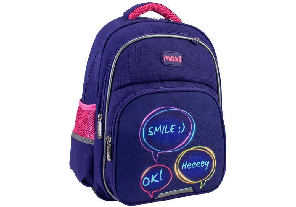 Рюкзак школьный Maxi 38x28x19 см 15 л Фиолетовый (MX85421)