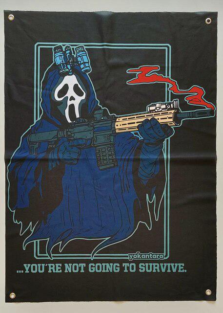 Банер You`re not going to survive 900х600 мм (26025564)