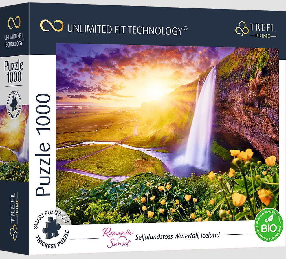 Пазл Trefl Безграничная коллекция: Водопад Сельяландсфосс Исландия 1000 эл.