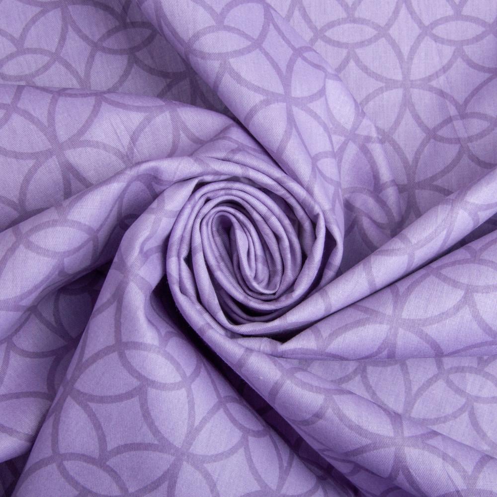 Ткань хлопок сатин для постельного белья ВТ-356В 120 гр/м2 Лаванда (26116)