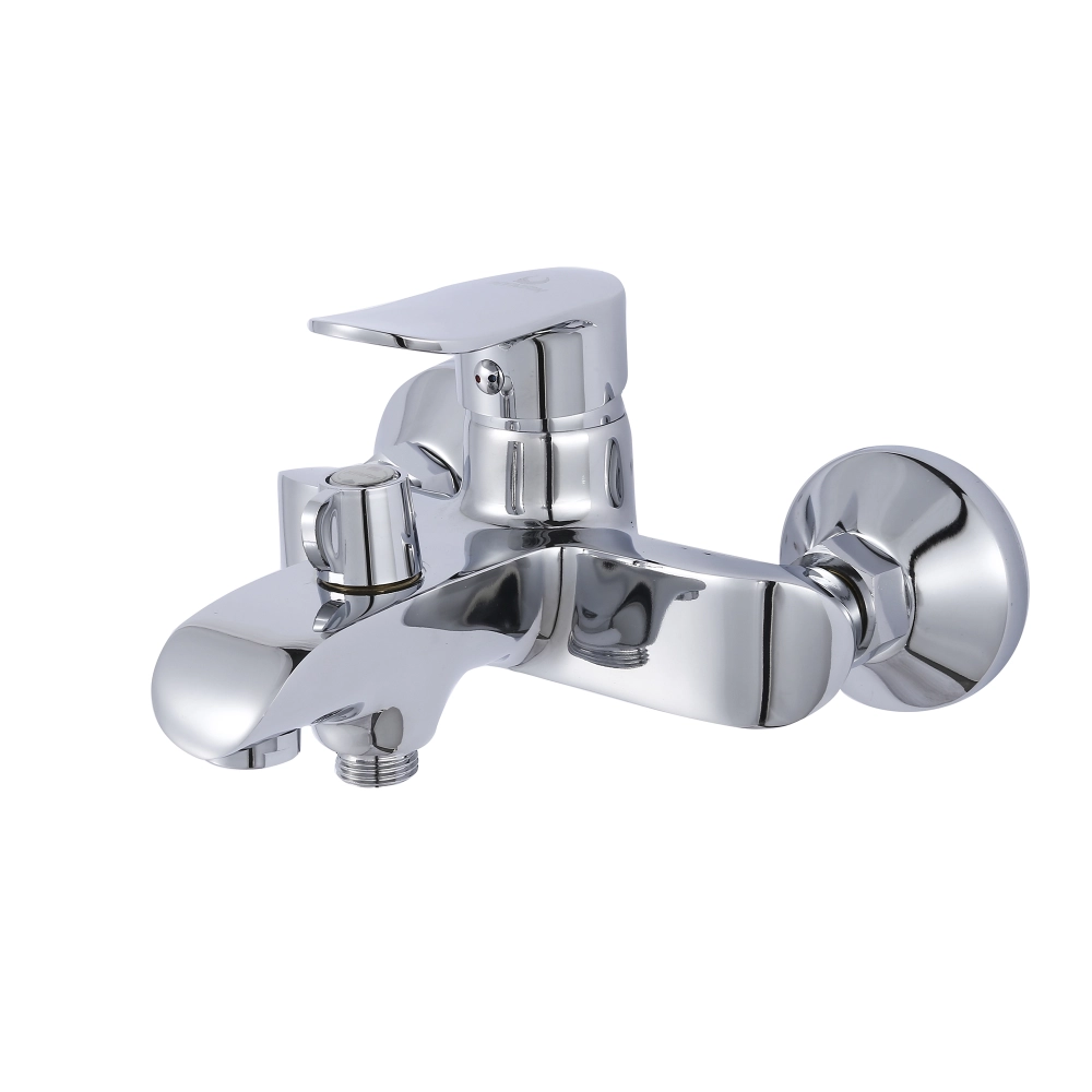 Змішувач для ванни Lidz Wieza 006 з душовим гарнітуром k35 LDWIE006CRM45410 Chrome