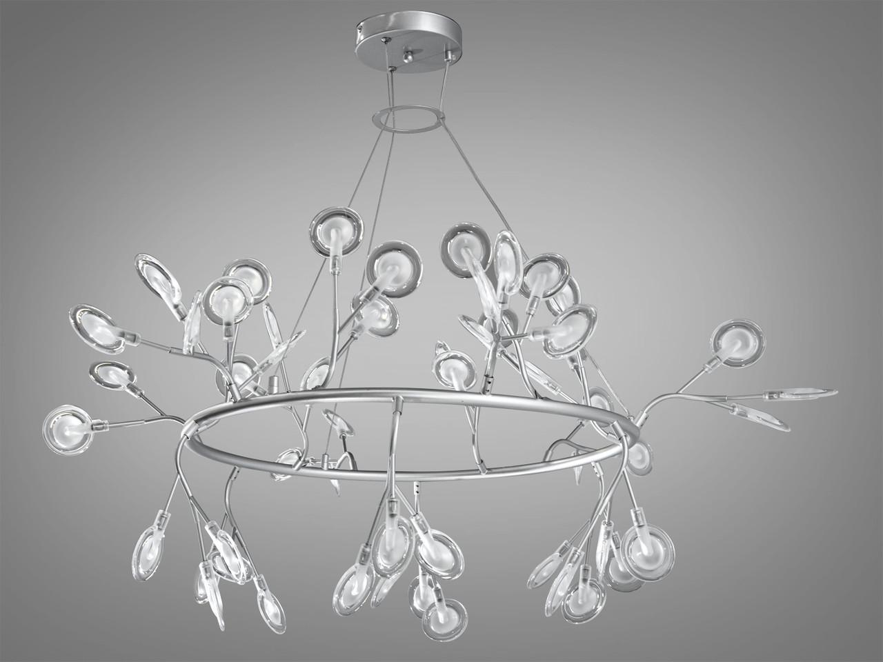 Люстра Светлячок EcoLed 54 ламп Y889-54C SL Серебрянный Люстра Светлячок EcoLed 54 ламп Y889-54C SL Серебрянный