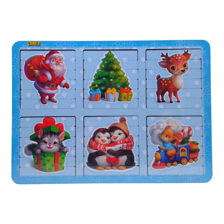 Пазлы-палочки двусторонние Новогодние (228340) Пазлы-палочки двусторонние Новогодние (228340)