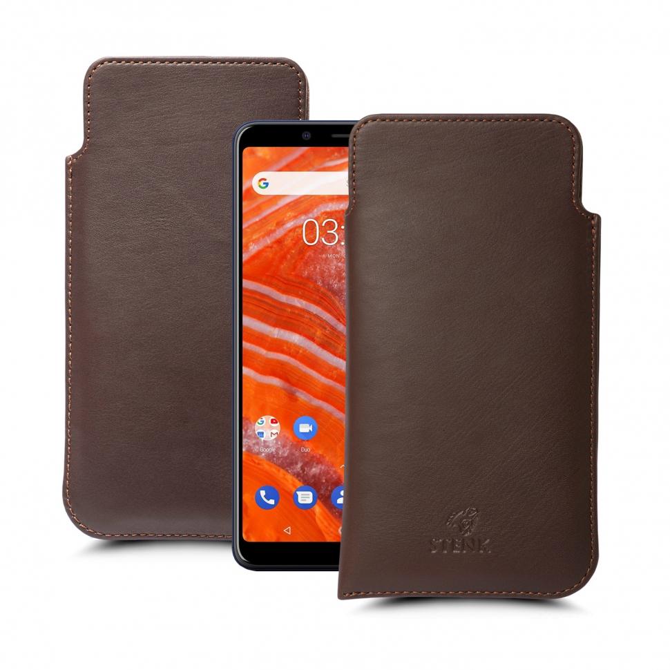 Футляр Stenk Elegance для Nokia 3.1 Plus Коричневый (63031)