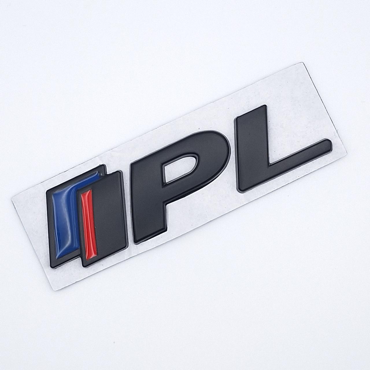 Эмблема надпись IPL Infiniti металл Черный матовый (2048326347)