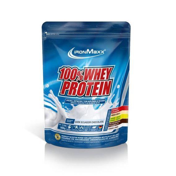 Протеин IronMaxx 100% Whey Protein 500 г 10 порций Dark Ecuador Chocolate