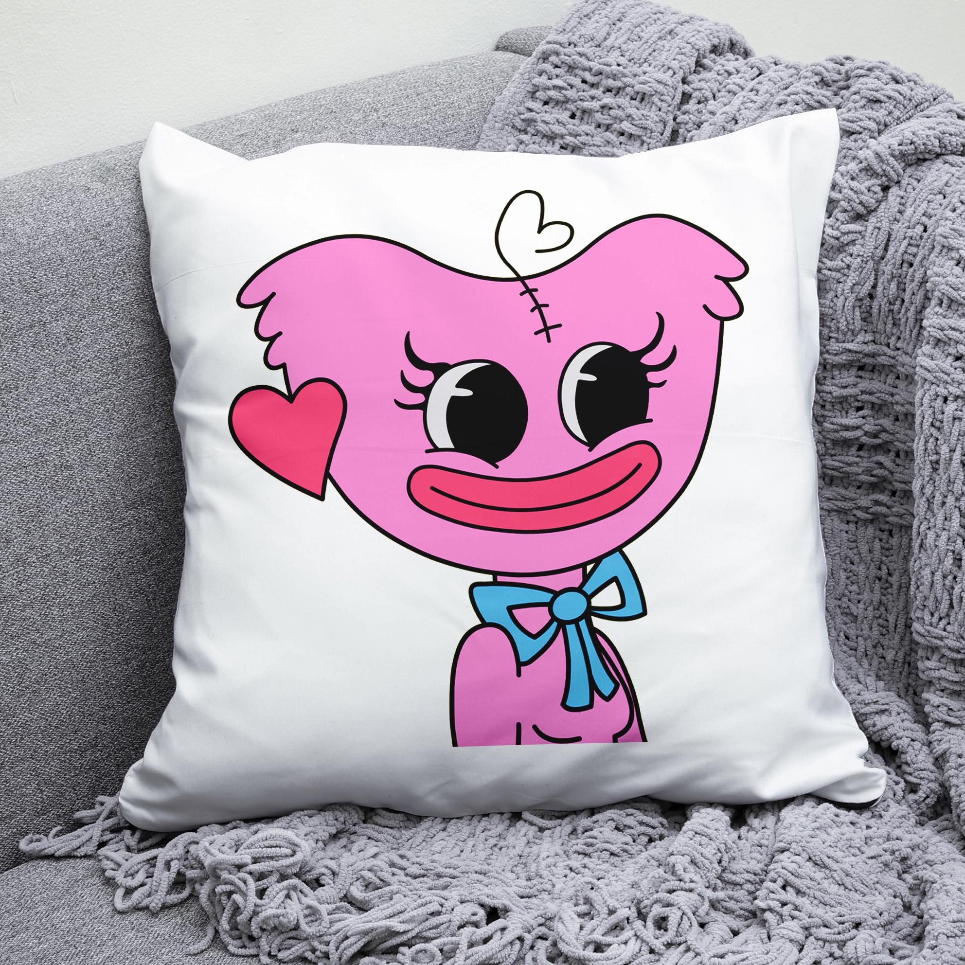 Плюшевая подушка квадрат с принтом игры Kissy Missy Киси Миси
