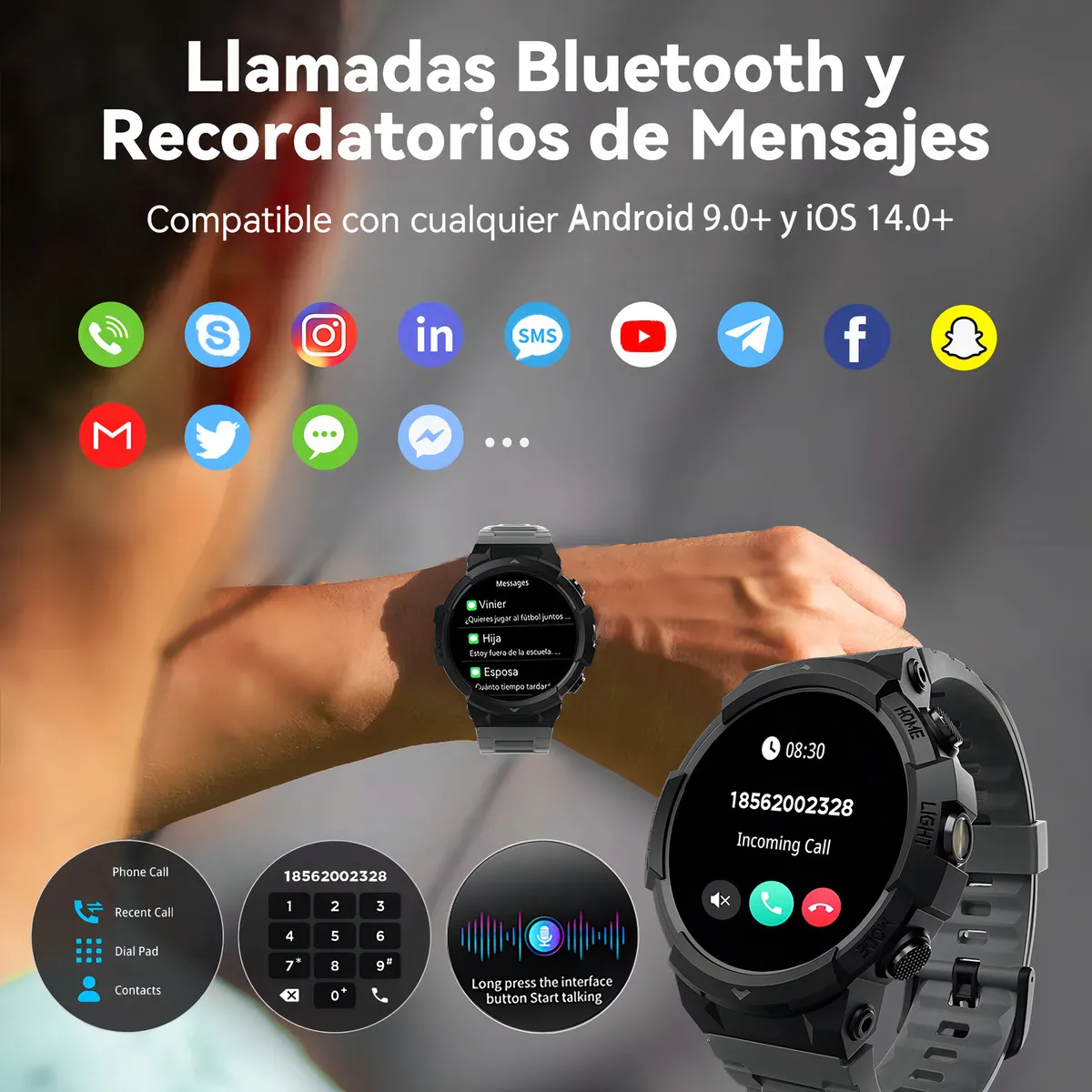 Смарт-часы Black Shark GS3 Sport BS-W2402 Mist Black (1149171) - фото 7 Смарт-часы Black Shark GS3 Sport BS-W2402 Mist Black (1149171) - фото 7