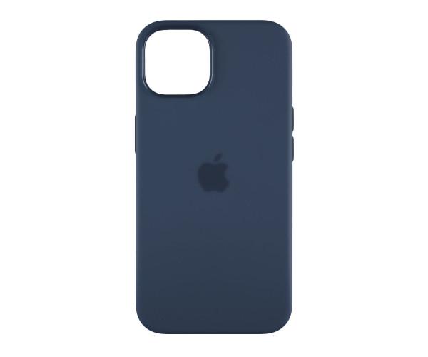 Чохол-накладка Silicone+MagSafe для Apple iPhone 14 07.Storm Blue