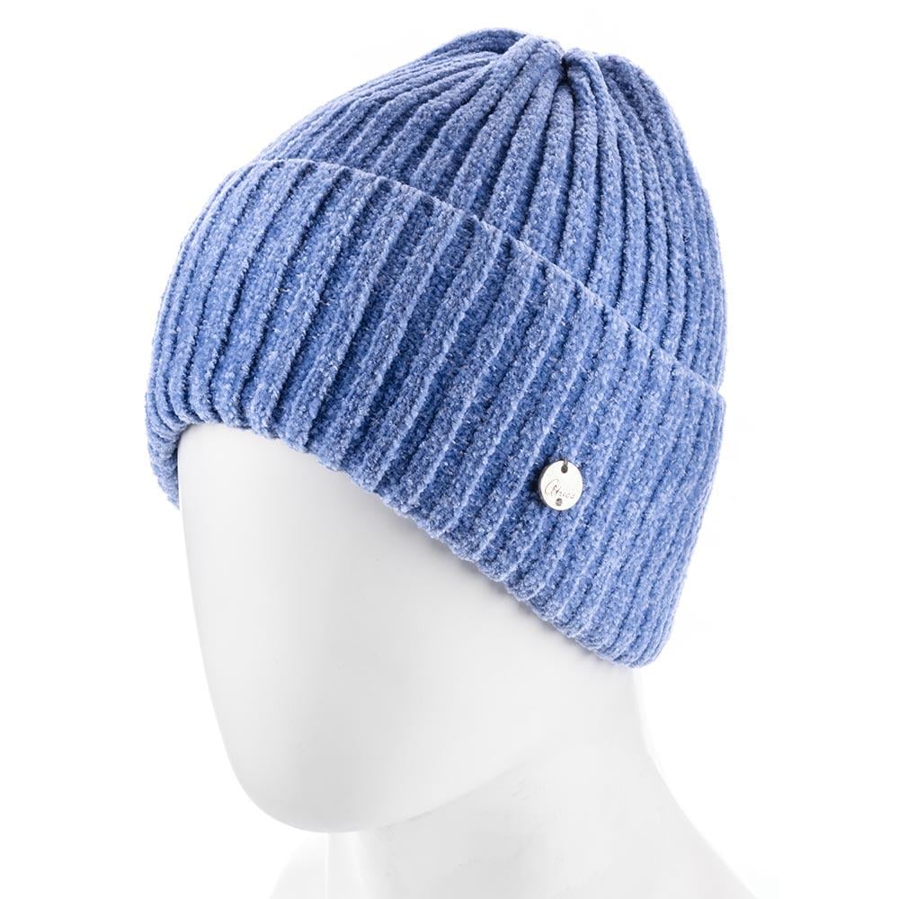 Шапка Atrics WH865 с отворотом на флисовой подкладке Джинс