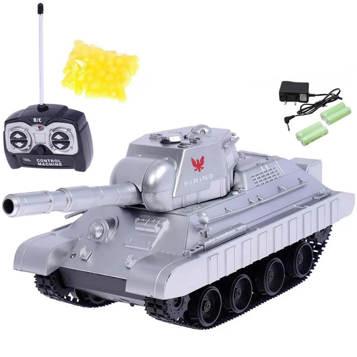 Танк радіокерований гусеничний стріляє кульками на акумуляторі (2300805925)