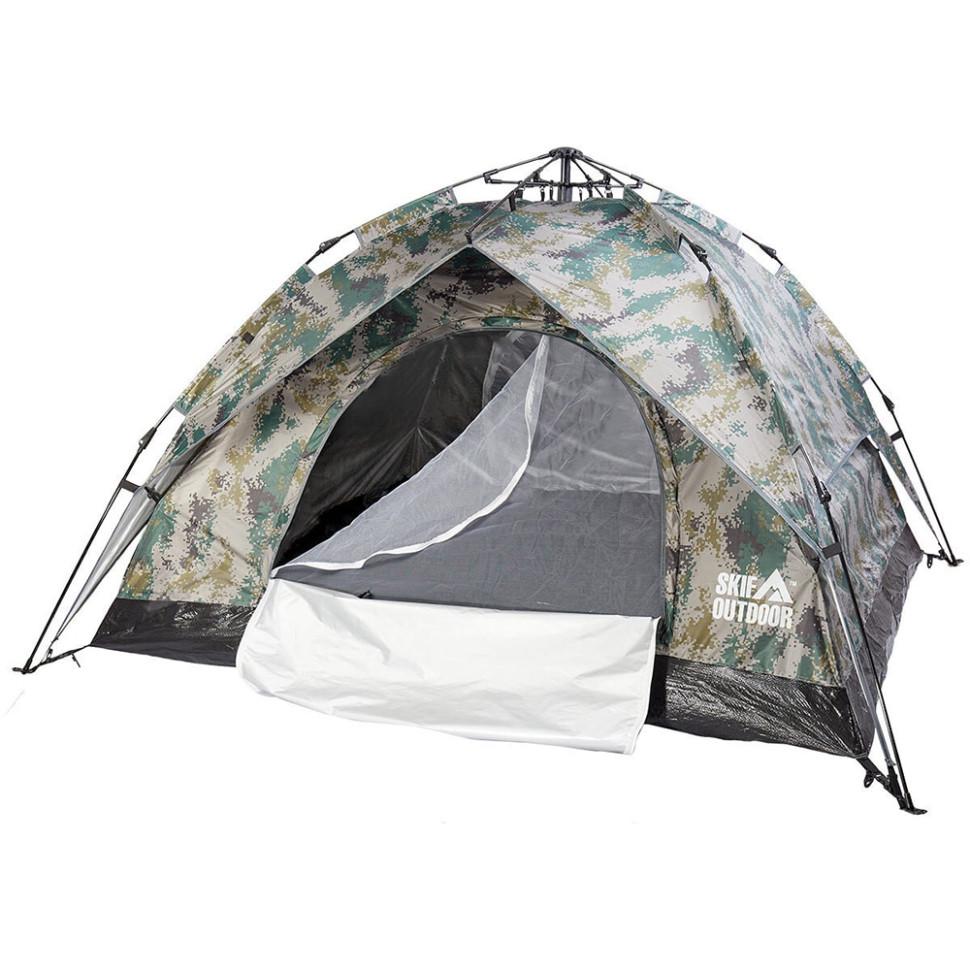 Палатка Skif Outdoor Adventure Auto II, 200x200 cm (3-х мес), camo, - фото 3