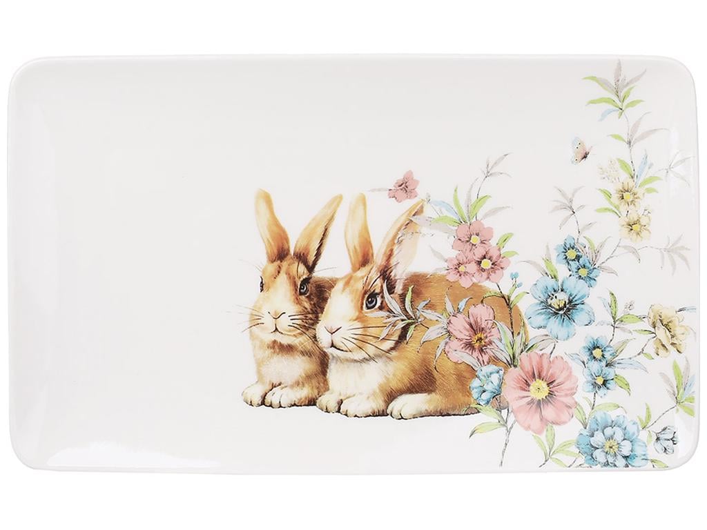 Блюдо Happy Rabbit 25,5х15,4х1,5 см (BDI-311-125)