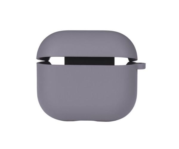 Чехол-футляр для наушников Silicone Case with microfibra для Samsung Buds FE/Buds 2/Buds 2 Pro/Buds Live Lavender Grey