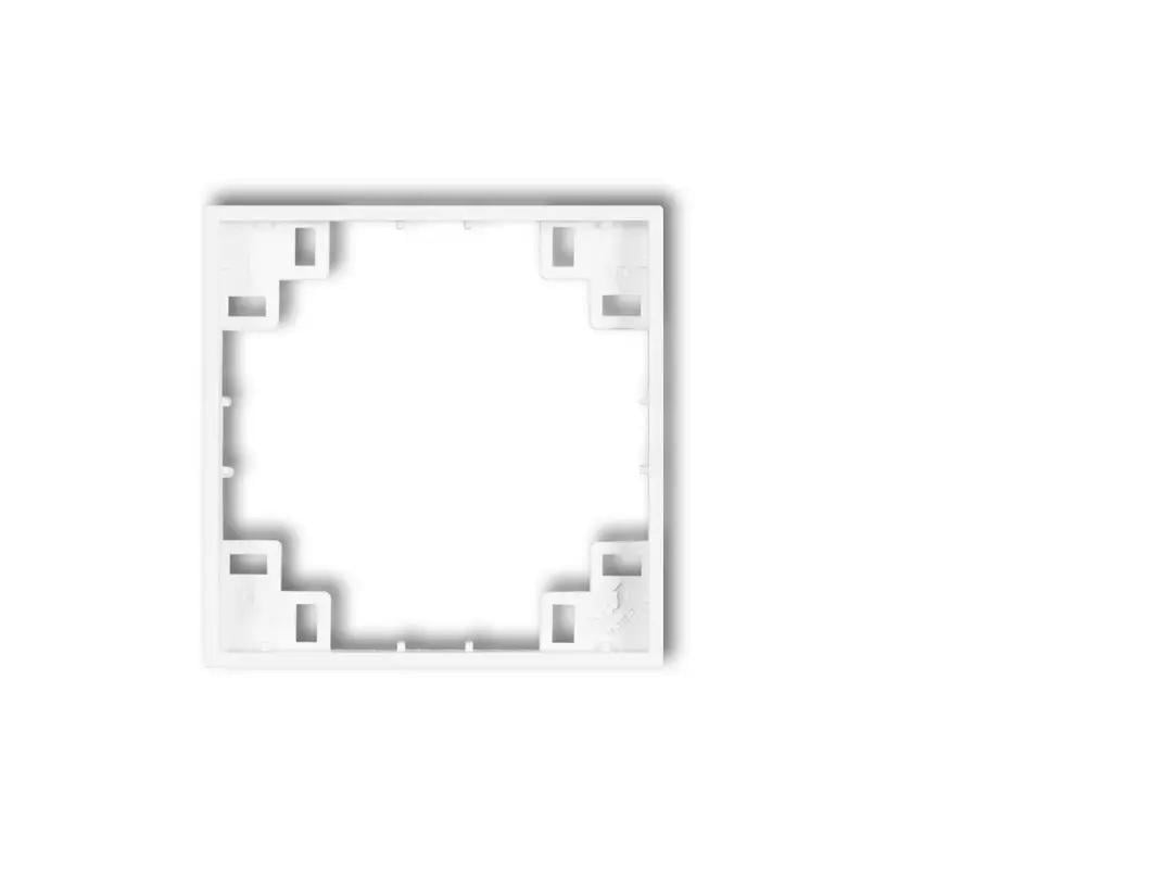 Рамка проміжна Karlik Mini для розетки одномісна вимикача Білий (MRP-1)