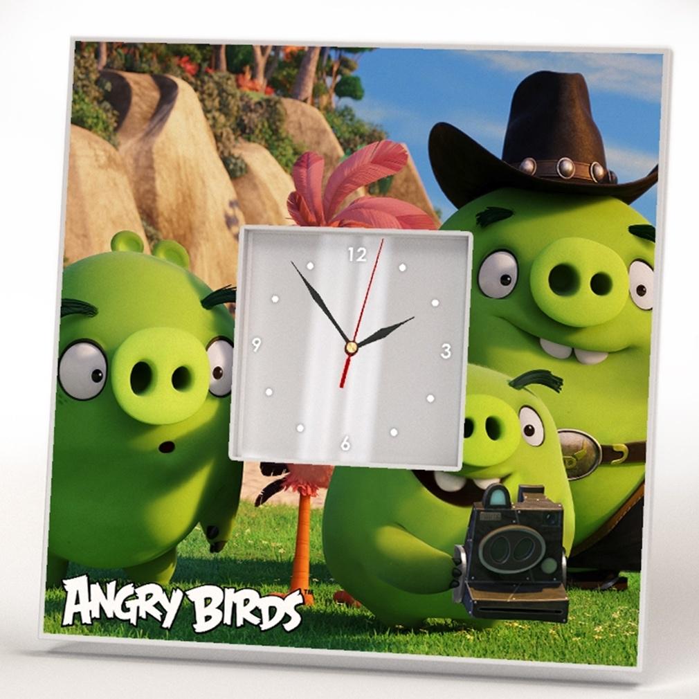 Часы Герои мультфильма "Angry Birds" 260x260 мм (C00777)