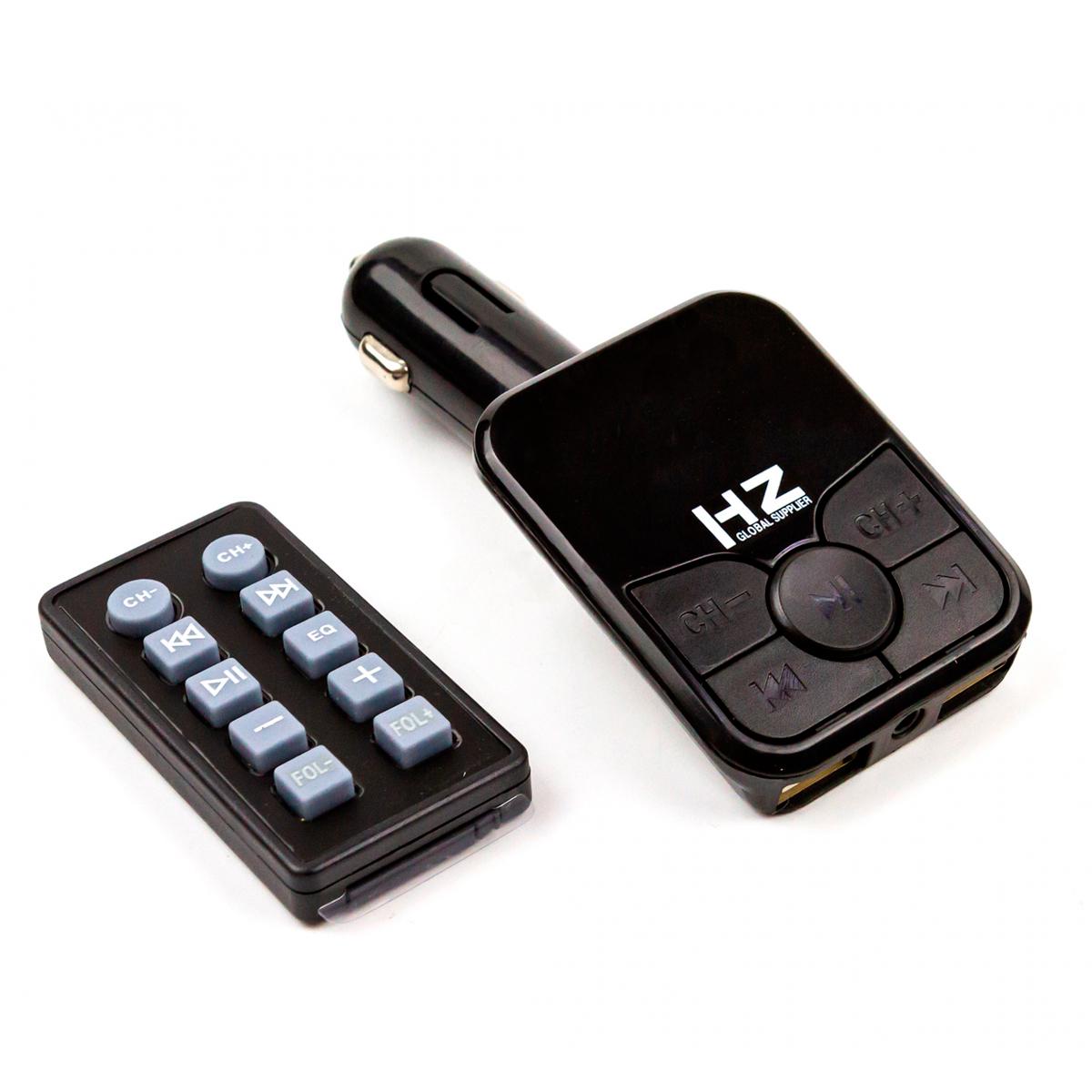 ᐉ FM модулятор в машину с пультом HZ H5 с 2 USB+TF Черный (1009345-Black) •  Купить в Киеве, Украине • Лучшая цена в Эпицентр