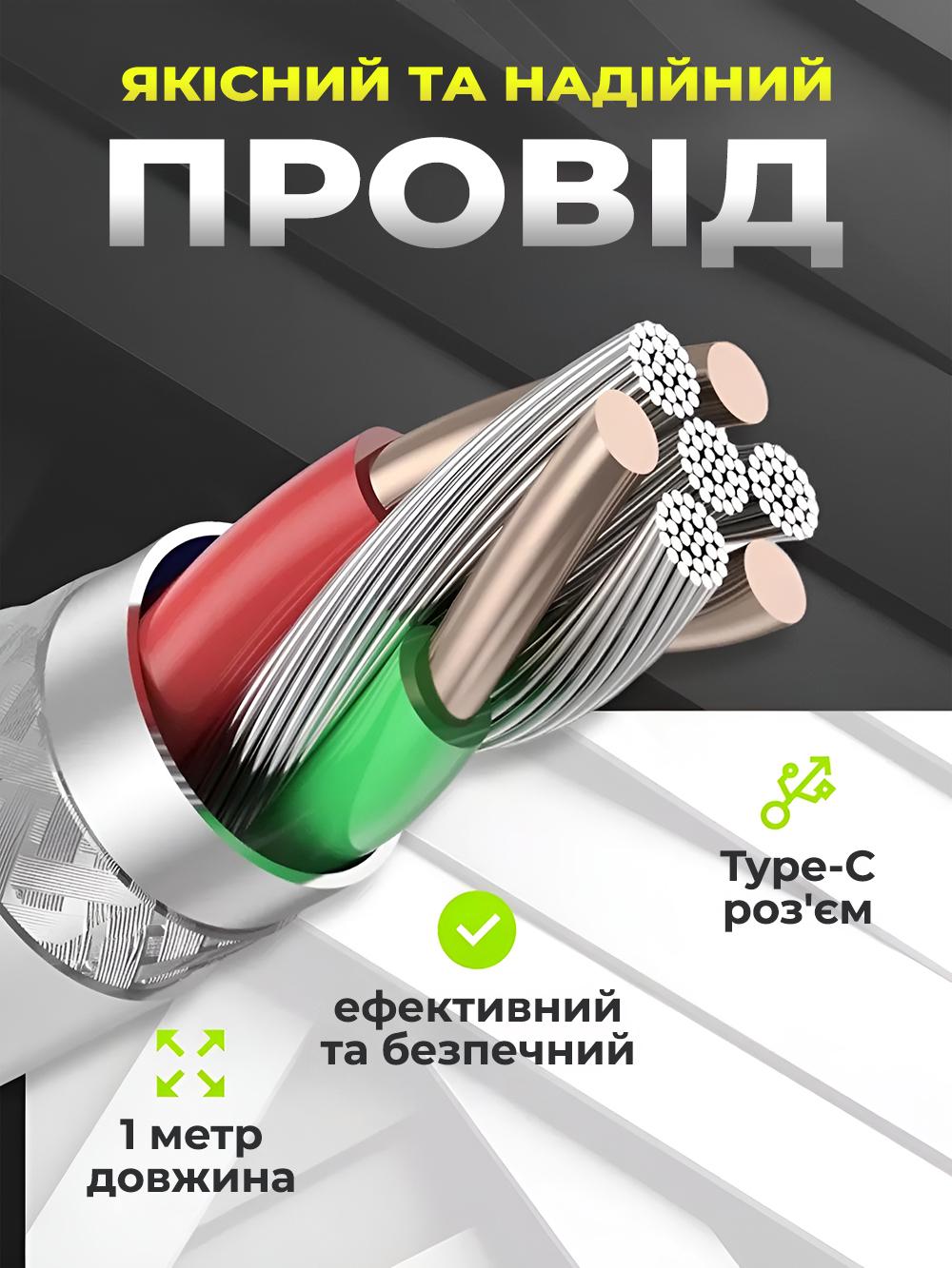 Зарядное устройство JoyPro 20W с кабелем Type-C 1 м Белый (4d5ecfa5) - фото 5
