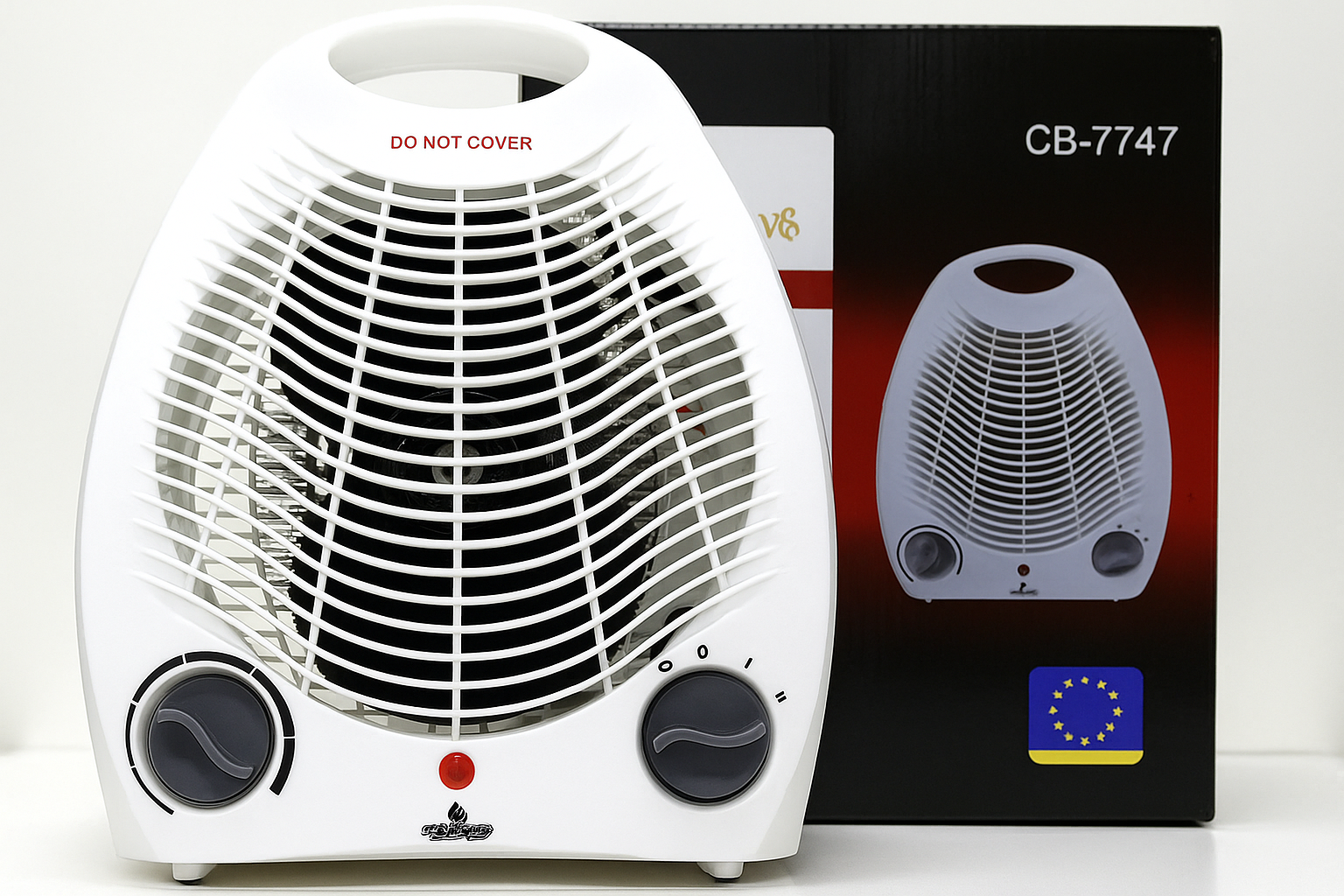 Тепловентилятор-дуйка Crownberg CB-7747 2000 Вт с терморегулятором (ML-05090)