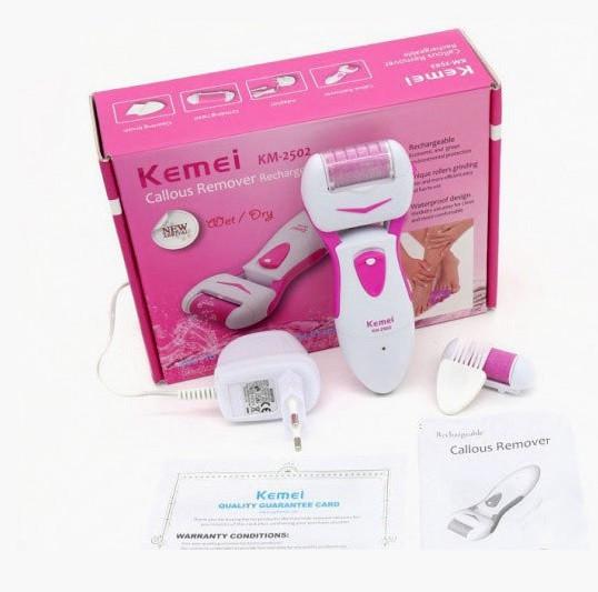 Пилка роликова електрична Kemei KM-2502