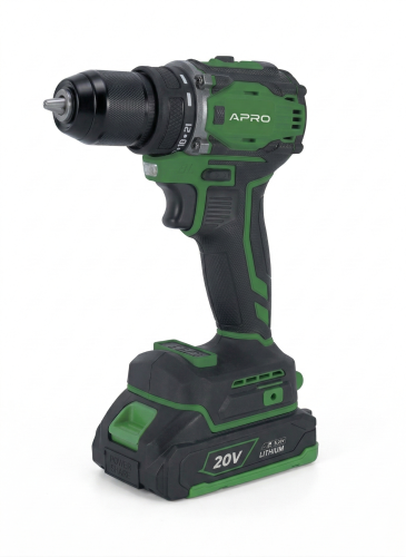 Дрель-шуруповерт безщеточная MS 20DB 20В без АКБ без ЗУ Apro (2969024626)